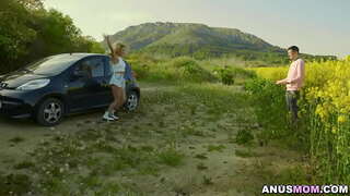 Cherry dao Sam aljkav pušenje i svijeća u njeno dupe za njega da raznese