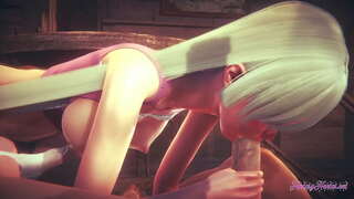 Nanatsu non Taizai Hentai - Isabel mamar e penetrou